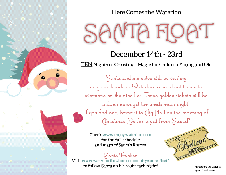 santa float flyer 2021