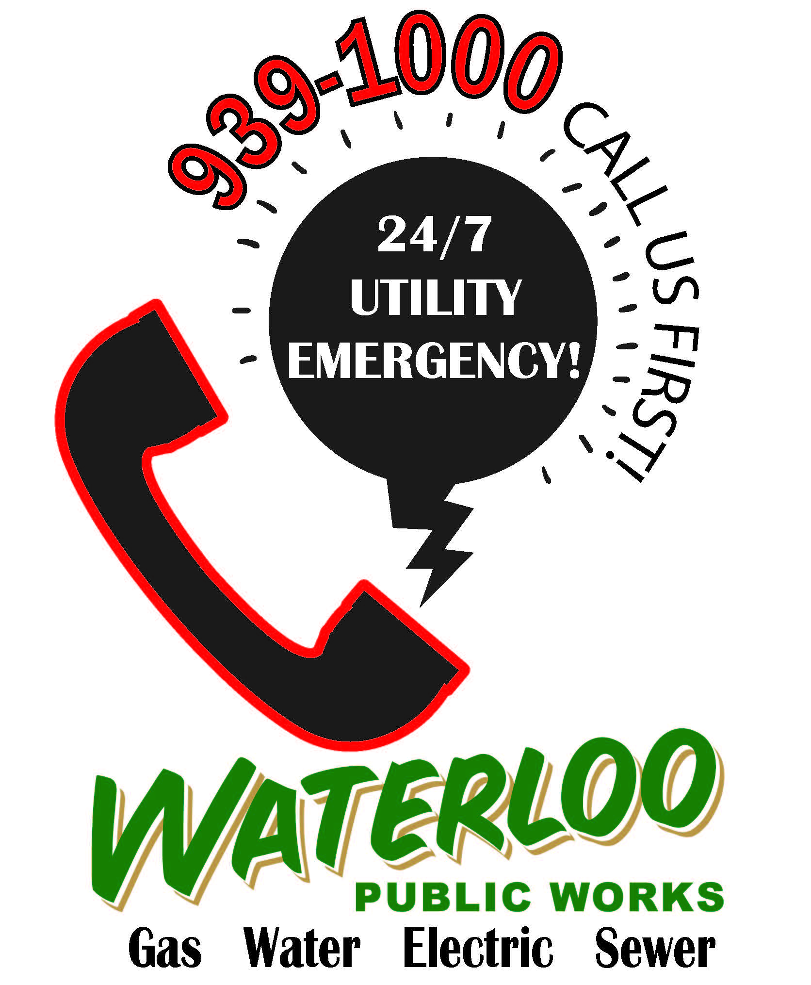 Call Us First City Utility Emergency Logo Good Call Us First City Utility Emergency Logo Good