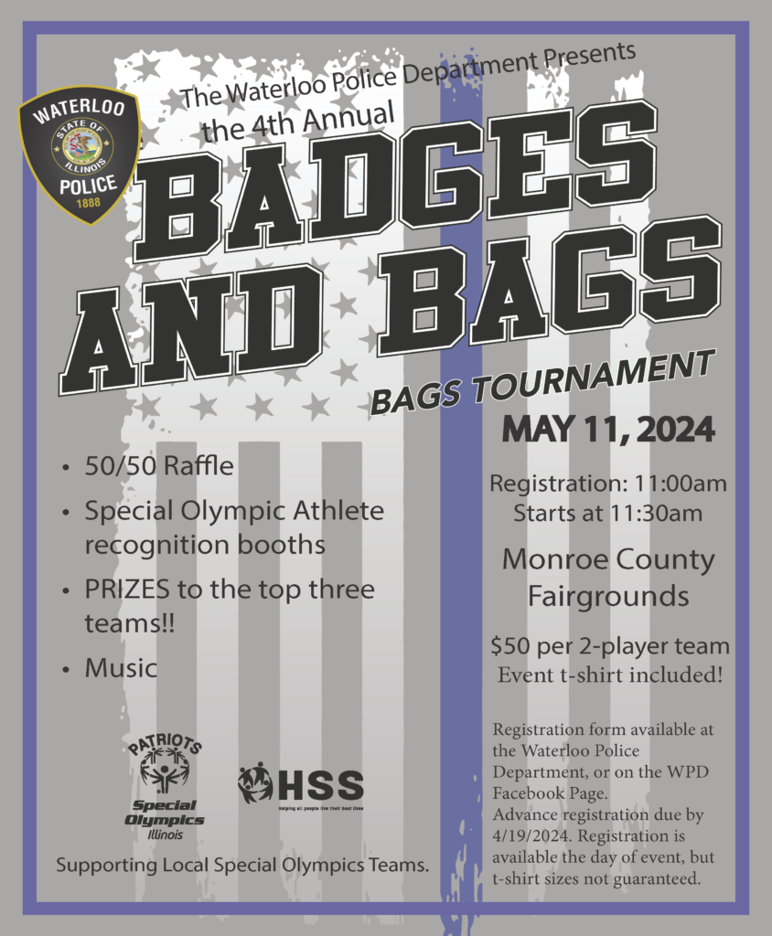 2024 badges and bags tournament flyer