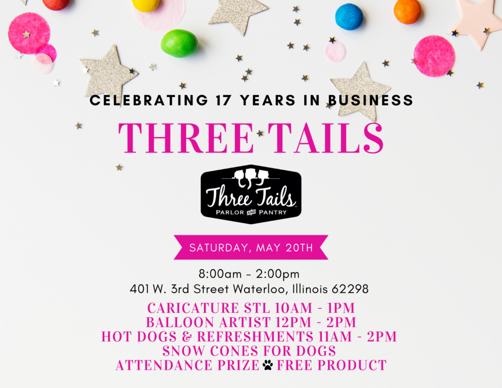 Three Tails Anniversary Flyer