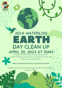 earth day cleanup flyer