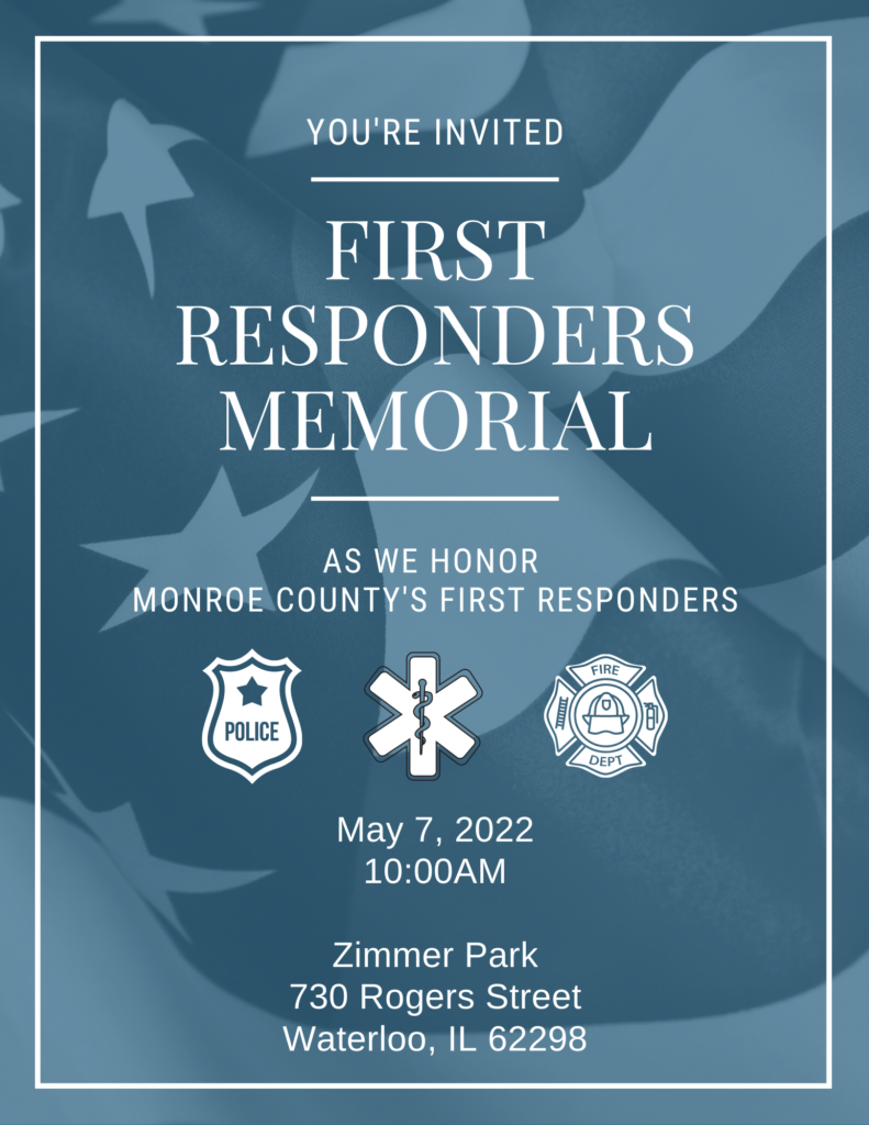 first responder memorial dedication flyer