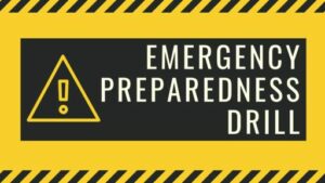 emergency preparedness drill flyer