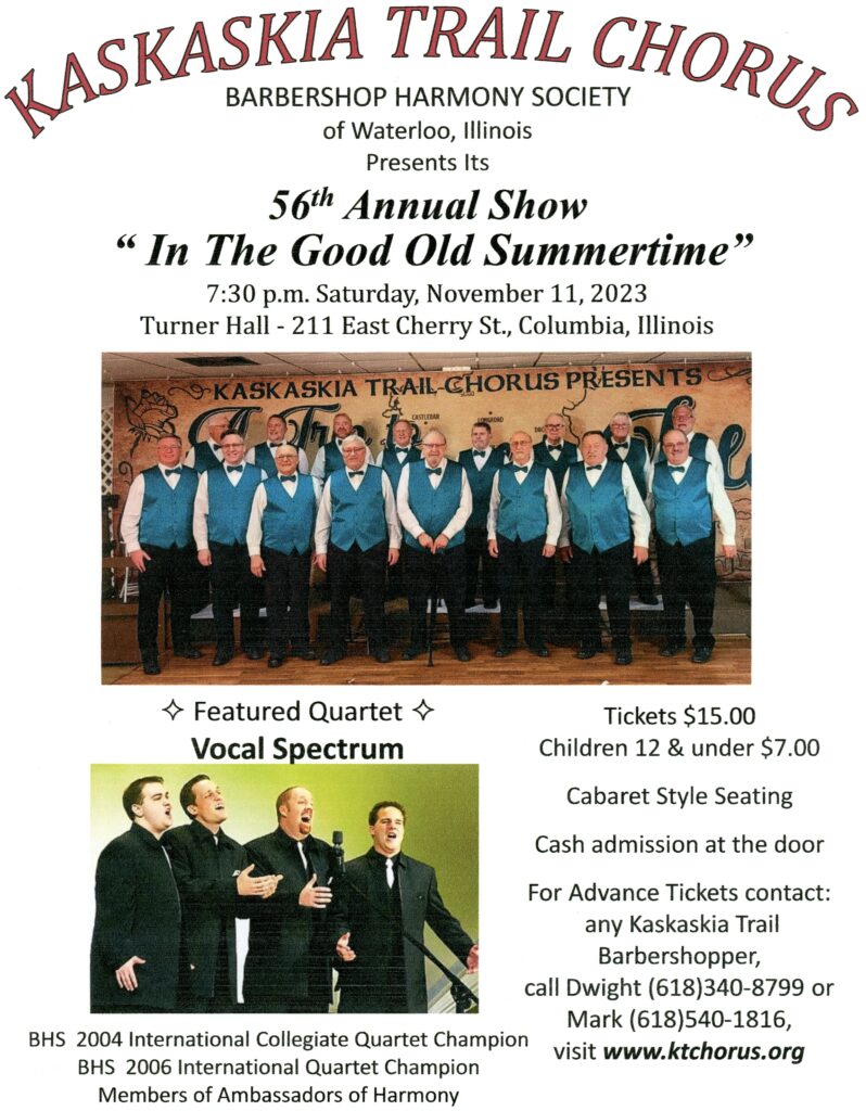 Kaskaskia Trail Chorus Show Flyer